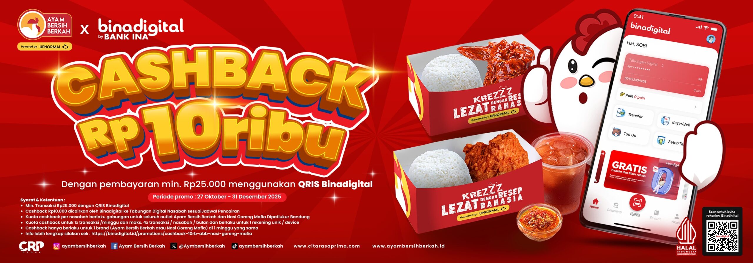 ABB x BANK INA - Cashback Rp10ribu - Web 2953 x1033 px